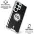 NBA Detroit Pistons Black Animal Print Galaxy S25 Ultra Clear Case