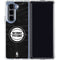 NBA Detroit Pistons Black Animal Print Galaxy Z Fold5 5G Clear Case