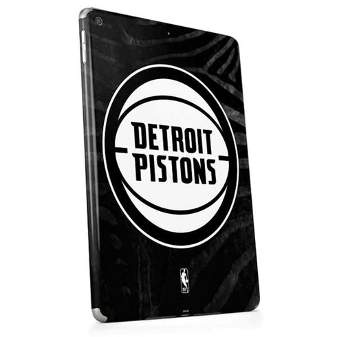 NBA Detroit Pistons Black Animal Print Apple iPad Skin