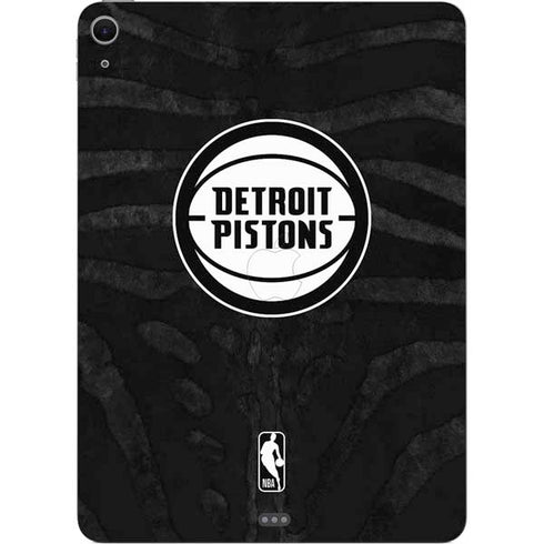 NBA Detroit Pistons Black Animal Print Apple iPad Air Skin