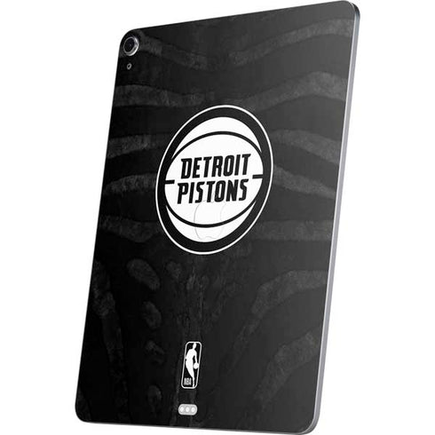 NBA Detroit Pistons Black Animal Print Apple iPad Air Skin