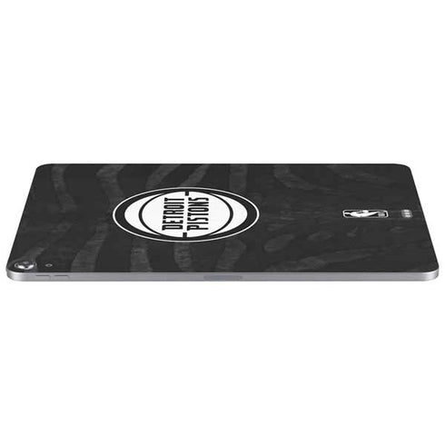 NBA Detroit Pistons Black Animal Print Apple iPad Air Skin