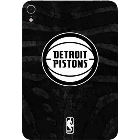 NBA Detroit Pistons Black Animal Print Apple iPad Mini Skin