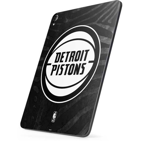 NBA Detroit Pistons Black Animal Print Apple iPad Pro Skin