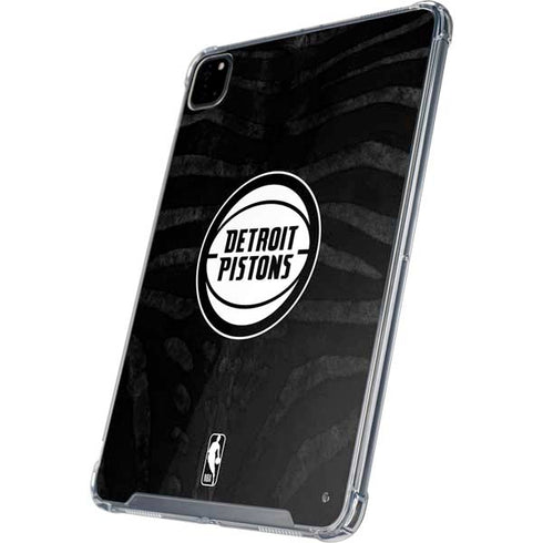 NBA Detroit Pistons Black Animal Print iPad Cases