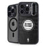 NBA Detroit Pistons Black Animal Print iPhone 14 Pro Max Kickstand Case