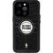 NBA Detroit Pistons Black Animal Print iPhone 15 Pro Waterproof Case
