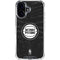 NBA Detroit Pistons Black Animal Print iPhone 16 Clear Case