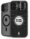 NBA Detroit Pistons Black Animal Print iPhone 16 Kickstand Case