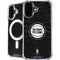 NBA Detroit Pistons Black Animal Print iPhone 16 MagSafe Case