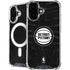 NBA Detroit Pistons Black Animal Print iPhone 16 MagSafe Case