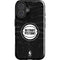 NBA Detroit Pistons Black Animal Print iPhone 16 Plus Impact Case