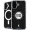 NBA Detroit Pistons Black Animal Print iPhone 16 Plus MagSafe Case