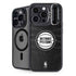 NBA Detroit Pistons Black Animal Print iPhone 16 Pro Kickstand Case