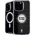 NBA Detroit Pistons Black Animal Print iPhone 16 Pro MagSafe Case