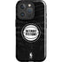 NBA Detroit Pistons Black Animal Print iPhone 16 Pro Magsafe Impact Case