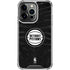 NBA Detroit Pistons Black Animal Print iPhone 16 Pro Max Clear Case