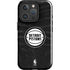 NBA Detroit Pistons Black Animal Print iPhone 16 Pro Max Impact Case