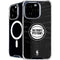 NBA Detroit Pistons Black Animal Print iPhone 16 Pro Max MagSafe Case