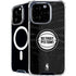 NBA Detroit Pistons Black Animal Print iPhone 16 Pro Max MagSafe Case