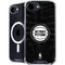 NBA Detroit Pistons Black Animal Print iPhone 16e MagSafe Case