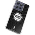 NBA Detroit Pistons Black Animal Print Moto G 5G (2025) Clear Case