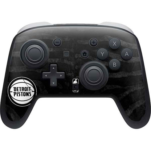 NBA Detroit Pistons Black Animal Print Nintendo Skins