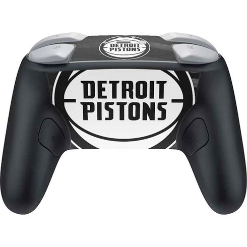 NBA Detroit Pistons Black Animal Print Nintendo Switch 2 (2025) Pro Controller Skin