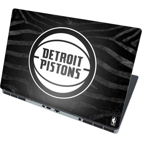 NBA Detroit Pistons Black Animal Print Dell Precision Skin