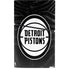 NBA Detroit Pistons Black Animal Print PS5 Slim Digital Edition Console Skin