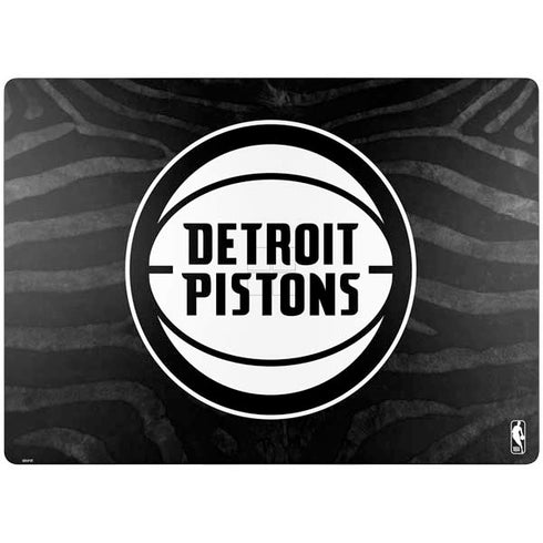 NBA Detroit Pistons Black Animal Print Surface Laptop 7 13.8in Skin