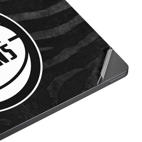 NBA Detroit Pistons Black Animal Print Surface Laptop 7 15in Skin