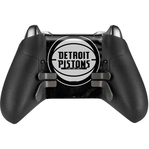 NBA Detroit Pistons Black Animal Print Xbox Elite Wireless Controller Series 2 Skin