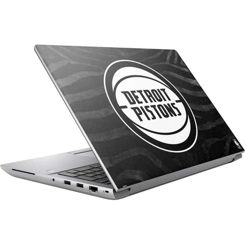 NBA Detroit Pistons Black Animal Print HP ZBook Fury 16 G10 Skin