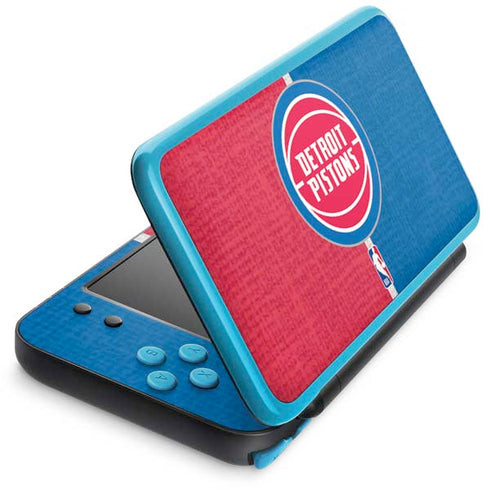 NBA Detroit Pistons Canvas Nintendo Skins