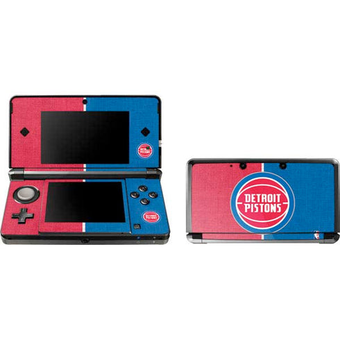 NBA Detroit Pistons Canvas Nintendo Skins