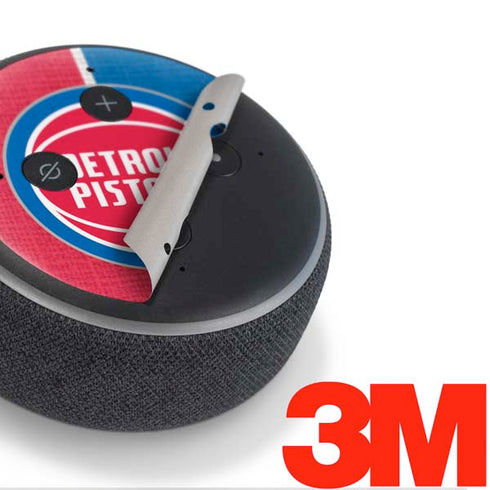 NBA Detroit Pistons Canvas Amazon Echo Dot Skin