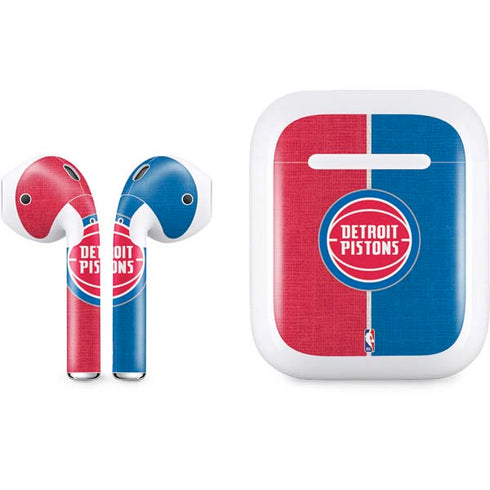 NBA Detroit Pistons Canvas Apple AirPods Skin
