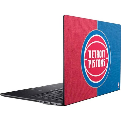 NBA Detroit Pistons Canvas Ativ Book 9 (15.6in 2014) Skin