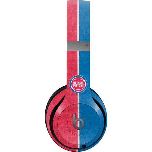 NBA Detroit Pistons Canvas Beats Solo 4 Wireless Headphones Skin