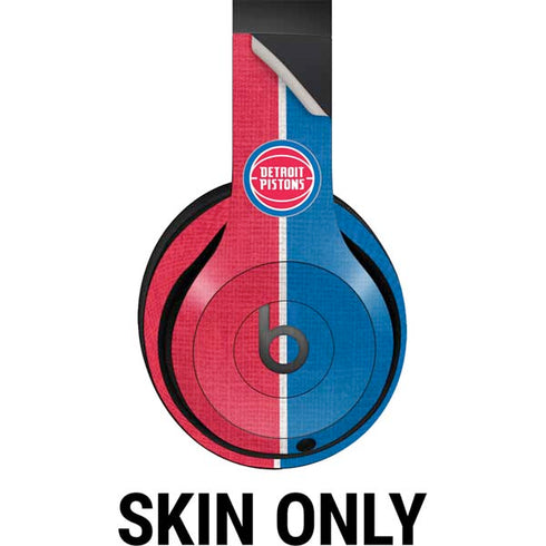 NBA Detroit Pistons Canvas Beats Studio Pro Wireless Headphones Skin