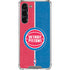 NBA Detroit Pistons Canvas Galaxy S24 FE Clear Case