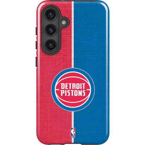 NBA Detroit Pistons Canvas Galaxy S25 Impact Case