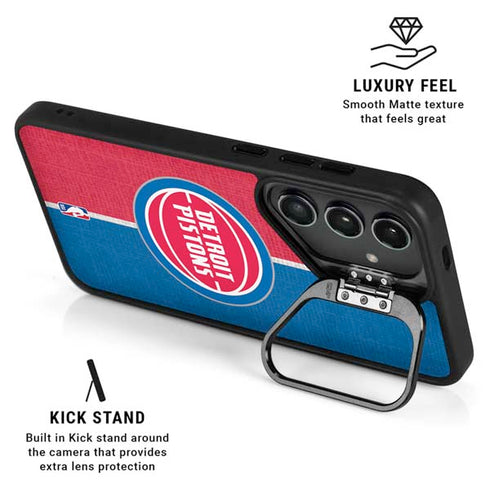 NBA Detroit Pistons Canvas Galaxy S24 Plus Kickstand Case