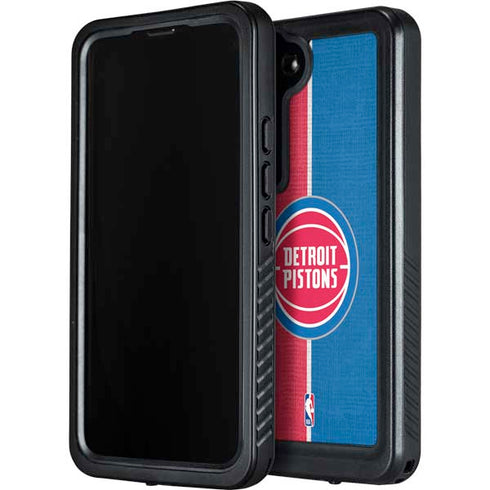 NBA Detroit Pistons Canvas Galaxy S24 Plus Waterproof Case