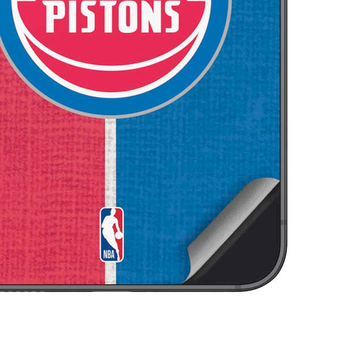 NBA Detroit Pistons Canvas Galaxy S24 Skin