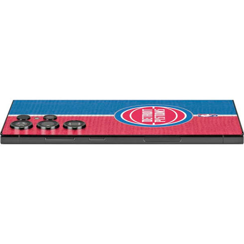 NBA Detroit Pistons Canvas Galaxy S25 Ultra Skin