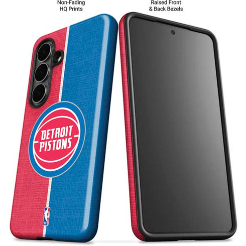 NBA Detroit Pistons Canvas Galaxy S26 Impact Case