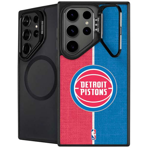 NBA Detroit Pistons Canvas Galaxy S26 Ultra Kickstand Case