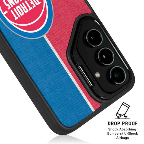 NBA Detroit Pistons Canvas Galaxy S26 Ultra Kickstand Case